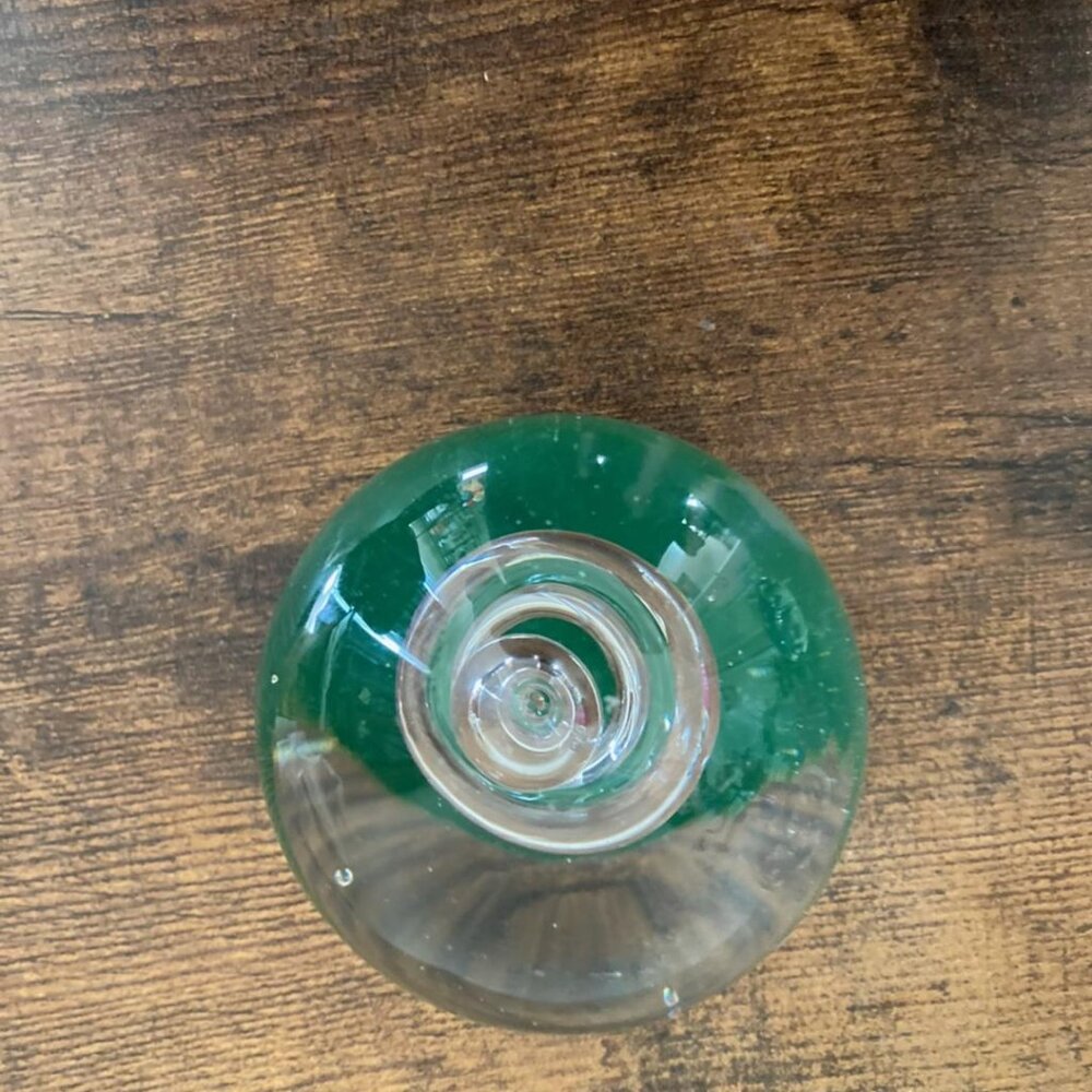 Vintage glass paperweight
